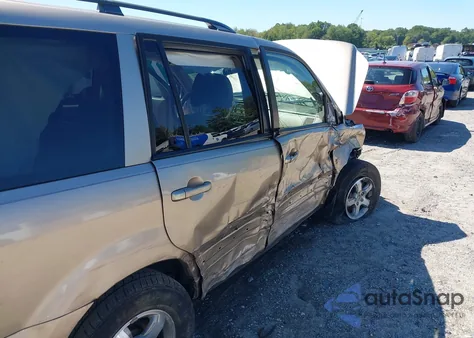 2006 Honda Pilot Ex из США, поврежденный, VIN 5FNYF18426B019092